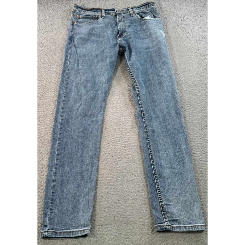 Levi's 512 Jeans Men's 32x31 Blue Cotton Denim Straight‎ Faded Workwear Stretch